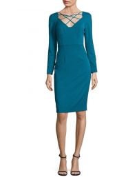 Masca Jade Sheath Dress black halo at Saks Fifth Avenue